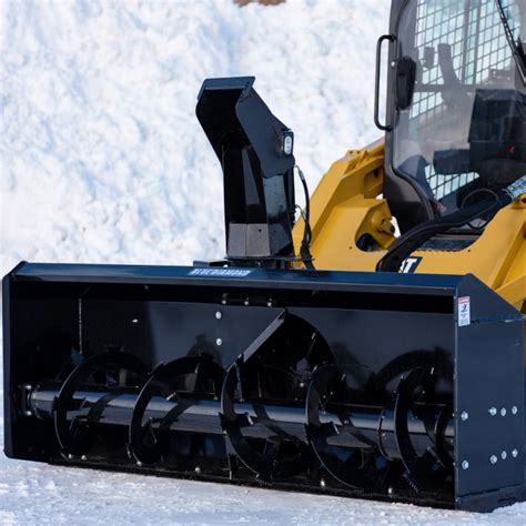 skid steer blower|skid steer mounted snow blower.